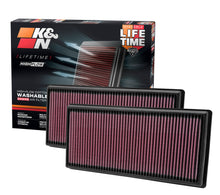 Load image into Gallery viewer, K&amp;N 33-2446 Replacement Air Filter for Select Land Rover Defender 110, Land Rover Defender 130, Land Rover Defender 90, Land Rover Discovery, Land Rover LR4, Land Rover Range Rover, Land Rover Range Rover Sport