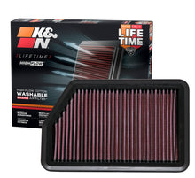 Load image into Gallery viewer, K&amp;N 33-2451 Replacement Air Filter for Select Hyundai Creta, Hyundai Creta Grand, Hyundai Elantra, Hyundai Elantra Coupe, Hyundai Elantra GT, Hyundai Tucson, Hyundai ix35, Kia Forte, Kia Forte Koup, Kia Forte5, Kia Sportage