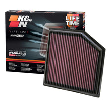 Load image into Gallery viewer, K&amp;N 33-2452 Replacement Air Filter for Select Lexus GS200t, Lexus GS300, Lexus GS350, Lexus GS450h, Lexus GS460, Lexus IS200t, Lexus IS250, Lexus IS300, Lexus IS350, Lexus RC200t, Lexus RC300, Lexus RC350