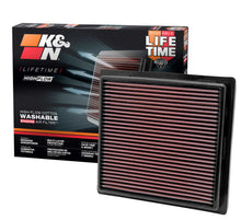 Load image into Gallery viewer, K&amp;N 33-2457 Replacement Air Filter for Select Dodge Durango, Jeep Grand Cherokee, Jeep Grand Cherokee WK