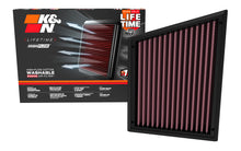 Load image into Gallery viewer, K&amp;N 33-2466 Replacement Air Filter for Select Chevrolet Silverado HD, Chevrolet Silverado HD, GMC Sierra HD, GMC Sierra HD
