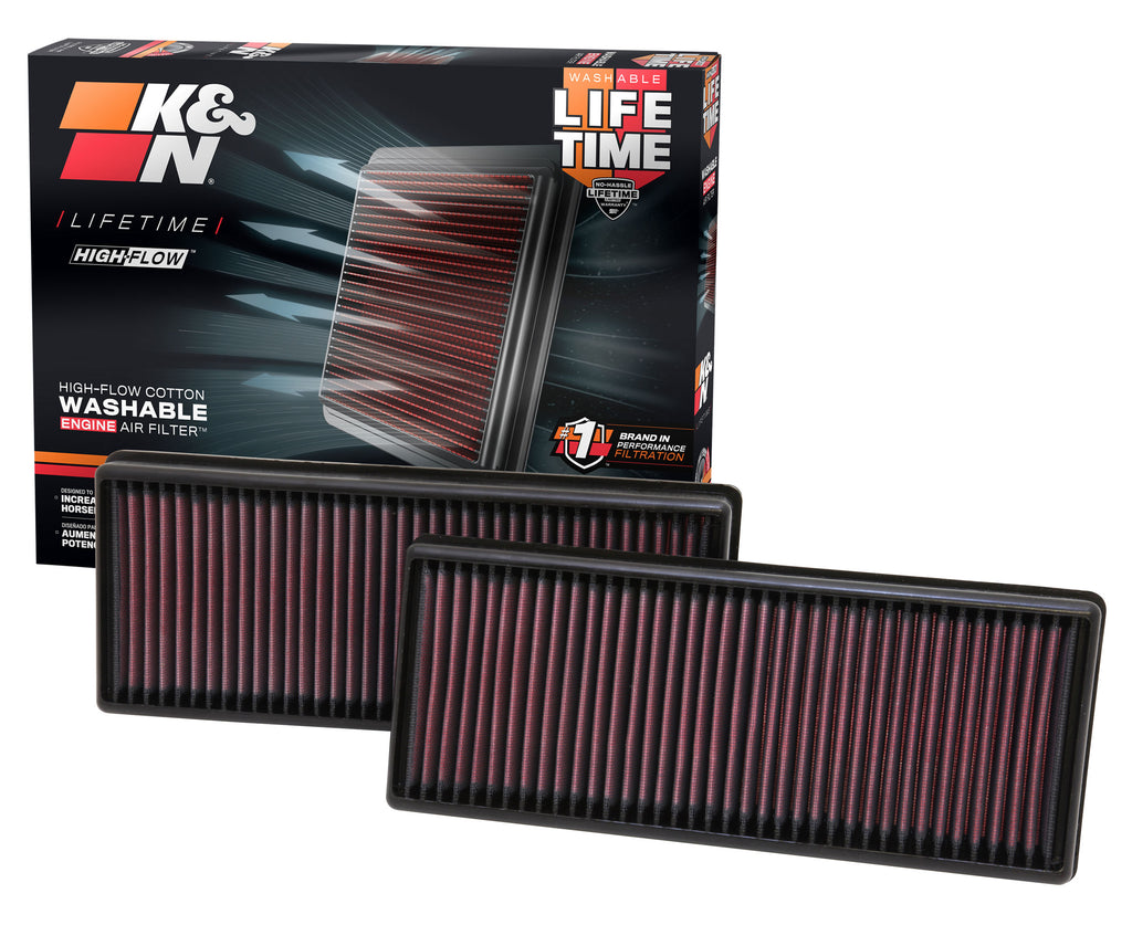 K&N 33-2474 Replacement Air Filter for Select Mercedes-Benz CL500, Mercedes-Benz CL550, Mercedes-Benz CL63 AMG, Mercedes-Benz CLS500, Mercedes-Benz CLS550, Mercedes-Benz CLS63 AMG, Mercedes-Benz CLS63 AMG S, Mercedes-Benz E500, Mercedes-Benz E550,