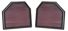Load image into Gallery viewer, K&amp;N 33-2488 Replacement Air Filter for Select BMW M2, BMW M3, BMW M4, BMW M5, BMW M6, BMW M6 Gran Coupe