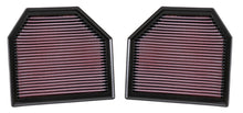 Load image into Gallery viewer, K&amp;N 33-2488 Replacement Air Filter for Select BMW M2, BMW M3, BMW M4, BMW M5, BMW M6, BMW M6 Gran Coupe