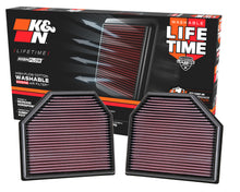 Load image into Gallery viewer, K&amp;N 33-2488 Replacement Air Filter for Select BMW M2, BMW M3, BMW M4, BMW M5, BMW M6, BMW M6 Gran Coupe