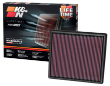 Load image into Gallery viewer, K&amp;N 33-2497 Replacement Air Filter for Select Buick Regal, Chevrolet Impala, Chevrolet Malibu, Chevrolet Malibu Limited