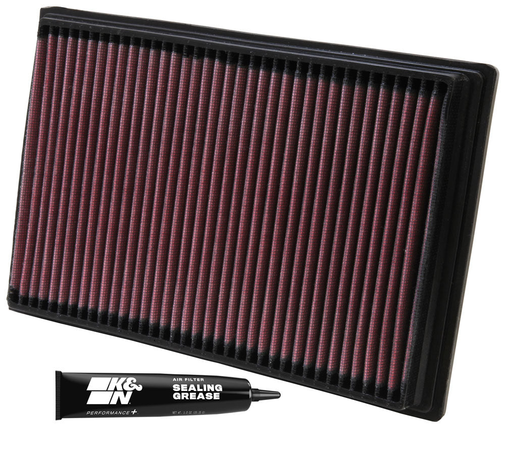 K&N 33-2649 Replacement Air Filter for Select Cadillac CTS, Volkswagen Derby
