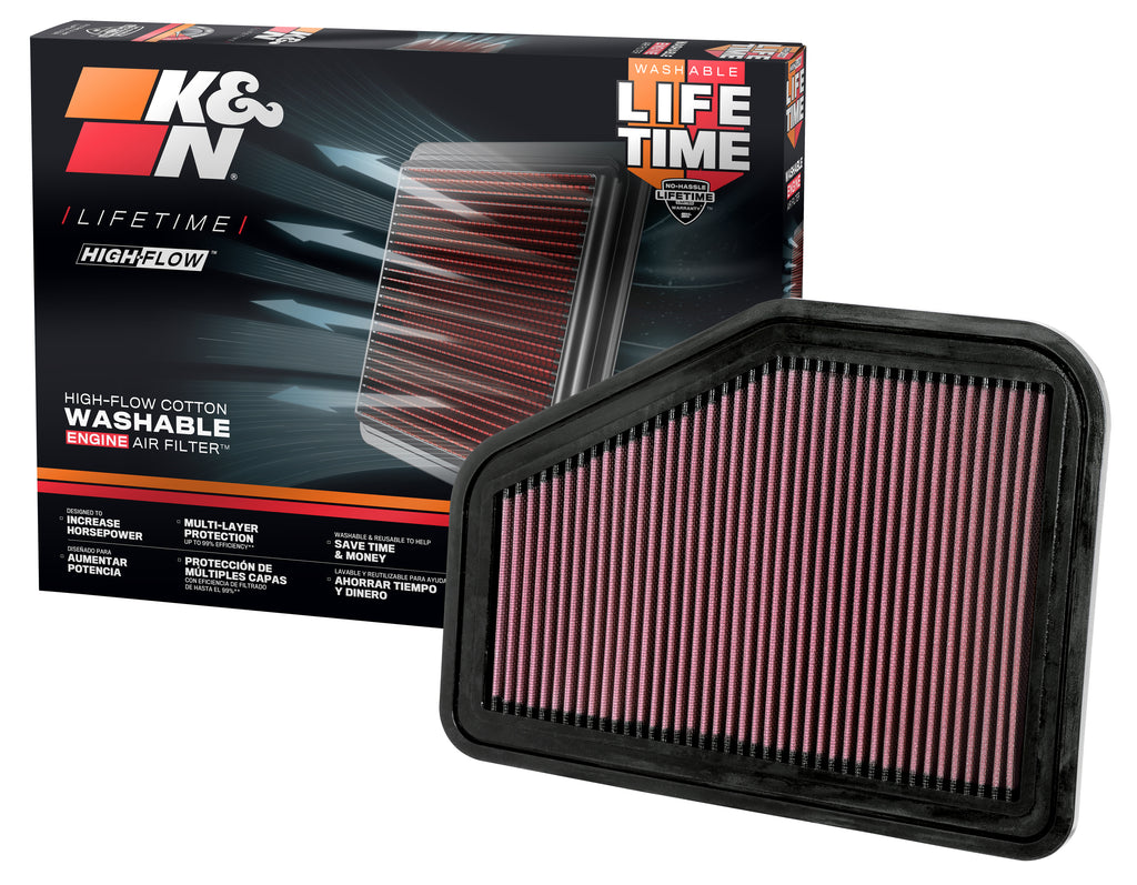 K&N 33-2919 Replacement Air Filter for Select Chevrolet SS, Pontiac G8