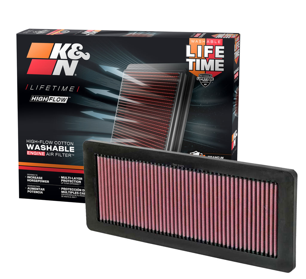 K&N 33-2936 Replacement Air Filter for Select Mini Cooper, Mini Cooper Countryman, Mini Cooper Paceman, Peugeot 207, Peugeot 207 Compact, Peugeot 208, Peugeot 208 GT, Peugeot 3008, Peugeot 308, Peugeot 5008, Peugeot 508, Peugeot RCZ
