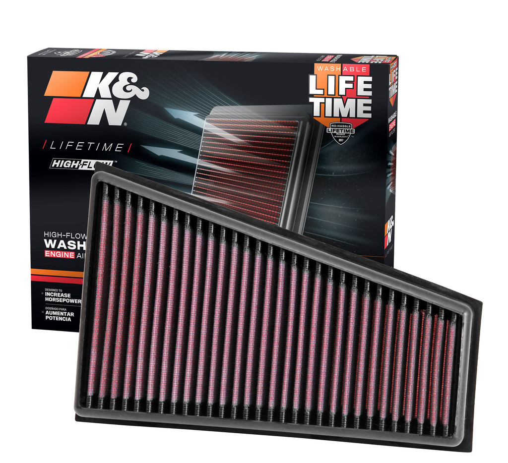 K&N 33-2995 Replacement Air Filter for Select INFINITI QX30, Mercedes-Benz A180, Mercedes-Benz A200, Mercedes-Benz A250, Mercedes-Benz B180, Mercedes-Benz B250, Mercedes-Benz CLA180, Mercedes-Benz CLA200, Mercedes-Benz CLA250, Mercedes-Benz GLA180,