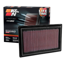 Load image into Gallery viewer, K&amp;N 33-3034 Replacement Air Filter for Select Mercedes-Benz C180, Mercedes-Benz C200, Mercedes-Benz C250, Mercedes-Benz C300, Mercedes-Benz C350e, Mercedes-Benz E200, Mercedes-Benz E250, Mercedes-Benz E300, Mercedes-Benz GLC250, Mercedes-Benz GLC300,