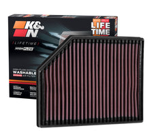 Load image into Gallery viewer, K&amp;N 33-3065 Replacement Air Filter for Select Volvo S60, Volvo S90, Volvo V60, Volvo V60 Cross Country, Volvo V90, Volvo V90 Cross Country, Volvo XC60, Volvo XC90