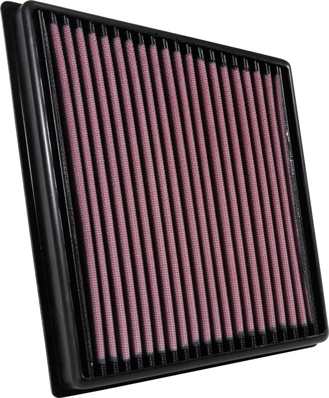 K&N 33-3074 Replacement Air Filter for Select Jaguar F-Pace, Jaguar XE, Jaguar XF, Land Rover Range Rover Velar