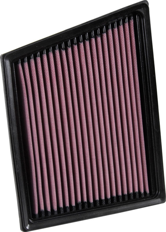 K&N 33-3074 Replacement Air Filter for Select Jaguar F-Pace, Jaguar XE, Jaguar XF, Land Rover Range Rover Velar