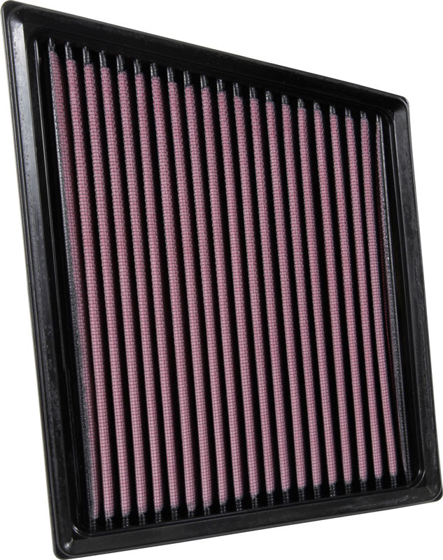 K&N 33-3075 Replacement Air Filter for Select Jaguar F-Pace, Jaguar XE, Jaguar XF, Land Rover Range Rover Velar