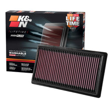 Load image into Gallery viewer, K&amp;N 33-3080 Replacement Air Filter for Select Lexus ES300h, Lexus NX350h, Lexus NX450h+, Lexus RX350h, Lexus RX450h+, Lexus UX200, Mazda CX-50, Toyota Avalon, Toyota C-HR, Toyota Camry, Toyota Corolla, Toyota Corolla Cross, Toyota Crown, Toyota Crown