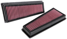 Load image into Gallery viewer, K&amp;N 33-3140 Replacement Air Filter for Select Mercedes-Benz AMG GT 63, Mercedes-Benz AMG GT 63 S, Mercedes-Benz AMG GT 63 S E Performance, Mercedes-Benz E63 AMG, Mercedes-Benz E63 AMG S, Mercedes-Benz G63 4x4 Squared AMG, Mercedes-Benz G63 AMG,