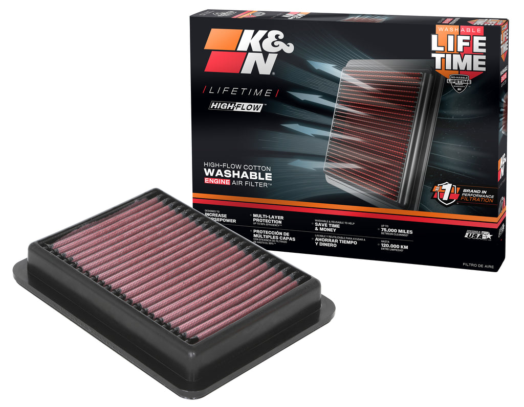K&N 33-3158 Replacement Air Filter for Select Mazda CX-30