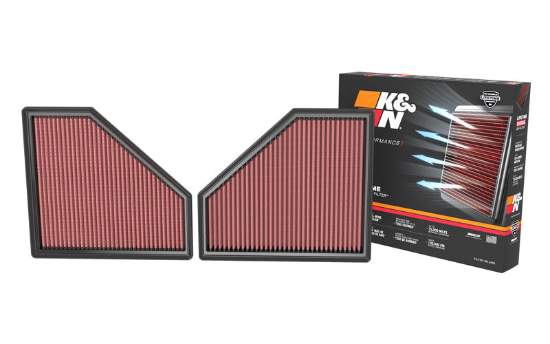 K&N 33-3171 Replacement Air Filter for Select BMW M2, BMW M3, BMW M4