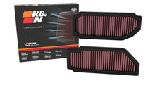 Load image into Gallery viewer, K&amp;N 33-3181 Replacement Air Filter for Select Mercedes-Benz AMG GT 55, Mercedes-Benz AMG GT 63, Mercedes-Benz G63 AMG, Mercedes-Benz S63 AMG E Performance, Mercedes-Benz SL55 AMG, Mercedes-Benz SL63 AMG, Mercedes-Benz SL63 AMG S E Performance