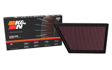 Load image into Gallery viewer, K&amp;N 33-3185 Replacement Air Filter for Select Ford Ranger, Volkswagen Amarok