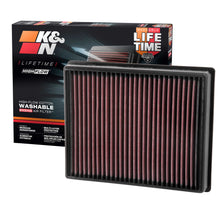 Load image into Gallery viewer, K&amp;N 33-5000 Replacement Air Filter for Select Ford Edge, Ford Fusion, Ford GT, Lincoln Continental, Lincoln MKX, Lincoln MKZ, Lincoln Nautilus