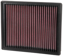 Load image into Gallery viewer, K&amp;N 33-5000 Replacement Air Filter for Select Ford Edge, Ford Fusion, Ford GT, Lincoln Continental, Lincoln MKX, Lincoln MKZ, Lincoln Nautilus