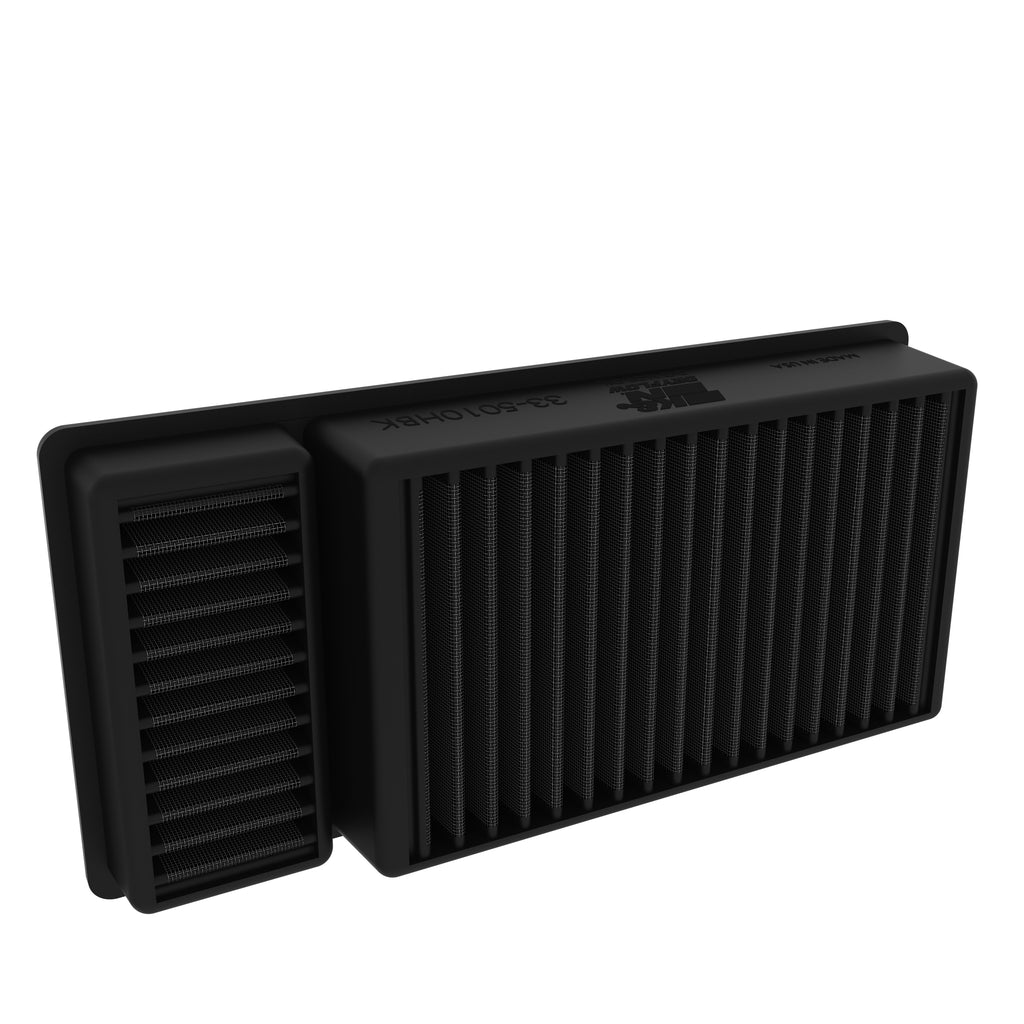 K&N 33-5010HBK Dryflow Lifetime Engine Air Filter - FORD F-SERIES SUPER DUTY V8 for Select Ford F-250 Super Duty, Ford F-350 Super Duty, Ford F-450 Super Duty, Ford F-550 Super Duty, Ford F-650