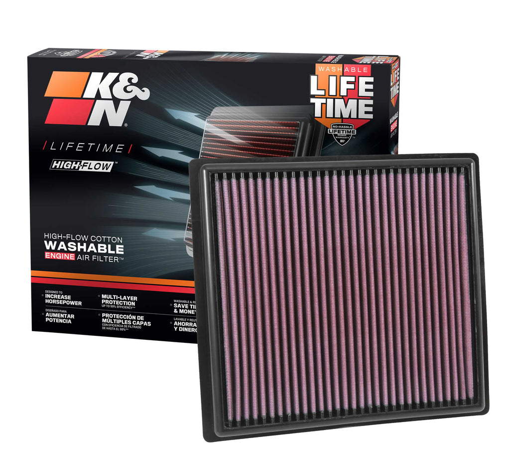 K&N 33-5030 Replacement Air Filter for Select Chevrolet Colorado, GMC Canyon