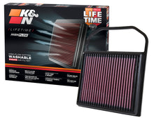 Load image into Gallery viewer, K&amp;N 33-5032 Replacement Air Filter for Select Mercedes-Benz C400, Mercedes-Benz C43 AMG, Mercedes-Benz C450 AMG, Mercedes-Benz CLS400, Mercedes-Benz E400, Mercedes-Benz E43 AMG, Mercedes-Benz E450, Mercedes-Benz GL450, Mercedes-Benz GLC43 AMG,