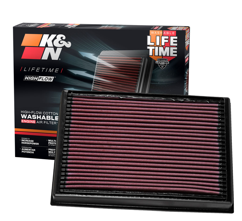 K&N 33-5048 Replacement Air Filter for Select Nissan TITAN XD