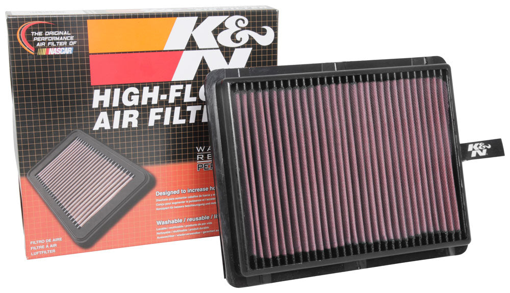 K&N 33-5057 Replacement Air Filter for Select Hyundai Sonata, Kia Optima