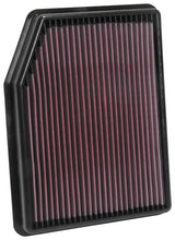 Load image into Gallery viewer, K&amp;N 33-5083 Replacement Air Filter for Select Cadillac Escalade, Cadillac Escalade ESV, Chevrolet Silverado 1500, Chevrolet Silverado LTD, Chevrolet Silverado Nueva, Chevrolet Silverado HD, Chevrolet Silverado HD, Chevrolet Suburban, Chevrolet Tahoe, GMC