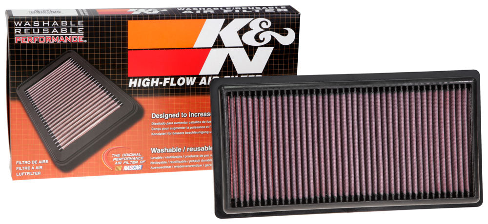 K&N 33-5101 Replacement Air Filter for Select Alfa Romeo Tonale, Dodge Hornet, Fiat 500X, Fiat Fastback, Fiat Pulse, Jeep Compass, Jeep Renegade