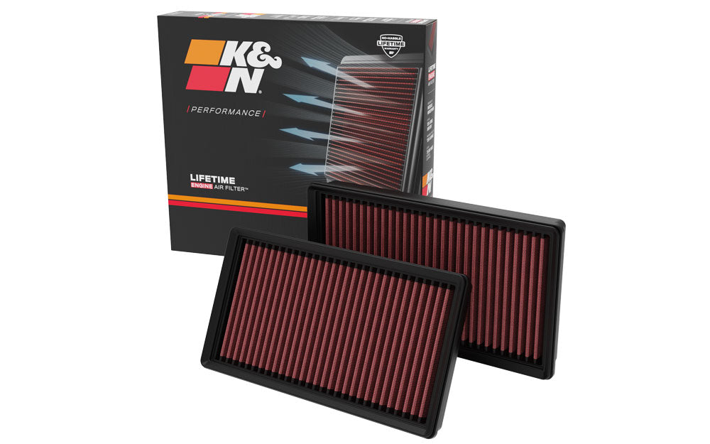 K&N 33-5124 Replacement Air Filter for Select BMW 760Li, BMW M760Li xDrive, Rolls-Royce Cullinan, Rolls-Royce Dawn, Rolls-Royce Ghost, Rolls-Royce Phantom, Rolls-Royce Wraith