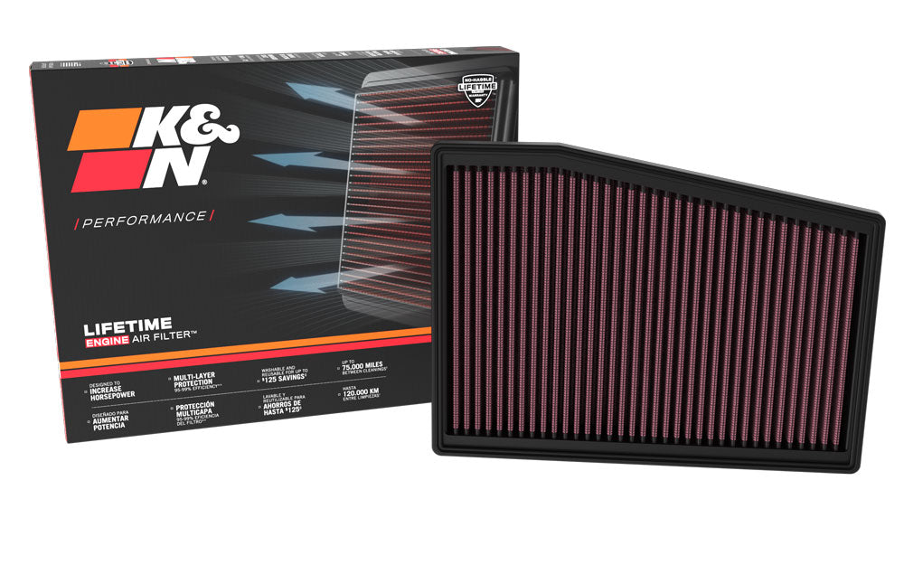 K&N 33-5128 Replacement Air Filter for Select Cadillac CT5