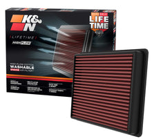 Load image into Gallery viewer, K&amp;N 33-5129 Replacement Air Filter for Select Toyota Sequoia, Toyota Tundra