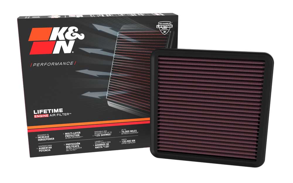 K&N 33-5131 Replacement Air Filter for Select Hyundai Elantra N