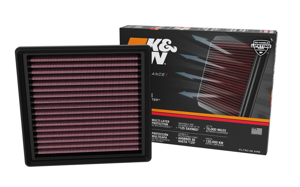 K&N 33-5133 Replacement Air Filter for Select Lexus LC500, Lexus LS500
