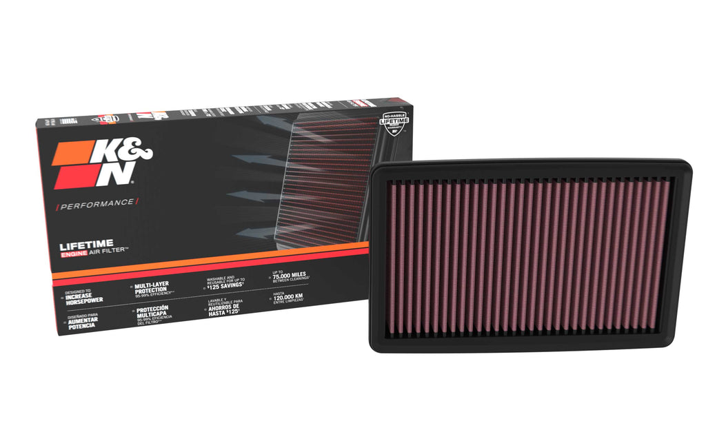 K&N 33-5139 Replacement Air Filter for Select Acura Integra, Honda Civic