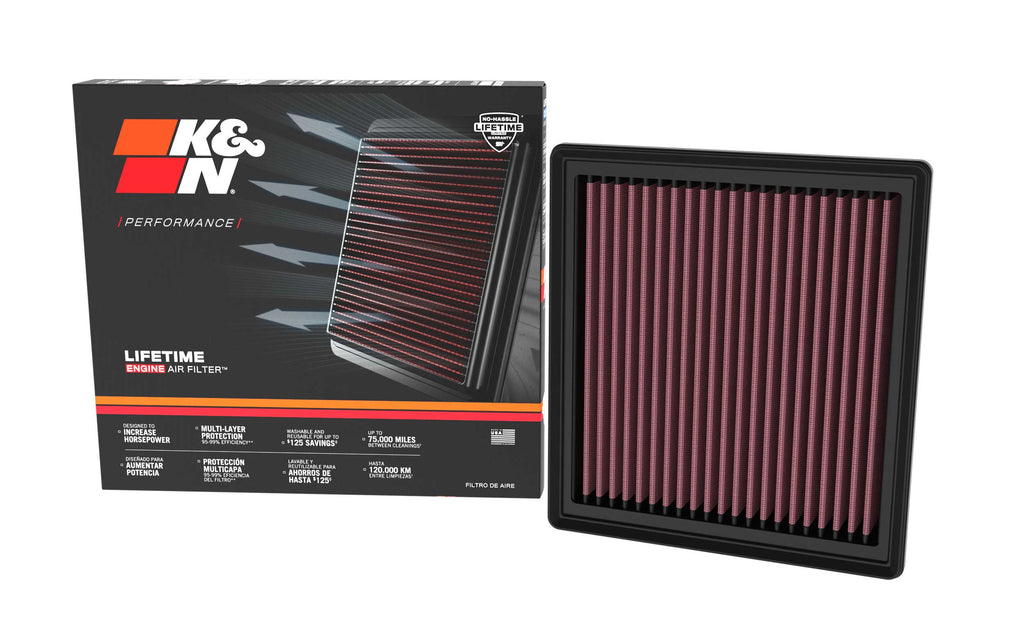 K&N 33-5140 Replacement Air Filter for Select Mazda CX-70, Mazda CX-90