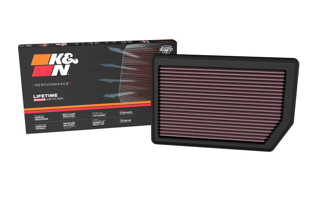 K&N 33-5147 Replacement Air Filter for Select Mitsubishi Outlander PHEV