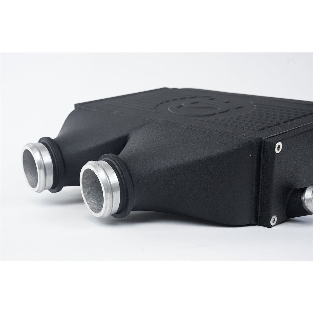 ~(33-Lbs.-20X17x8)~-F8x-M3M4---Top-Mount-Charge-Air-Cooler-In-Crinkle-Black-Finish