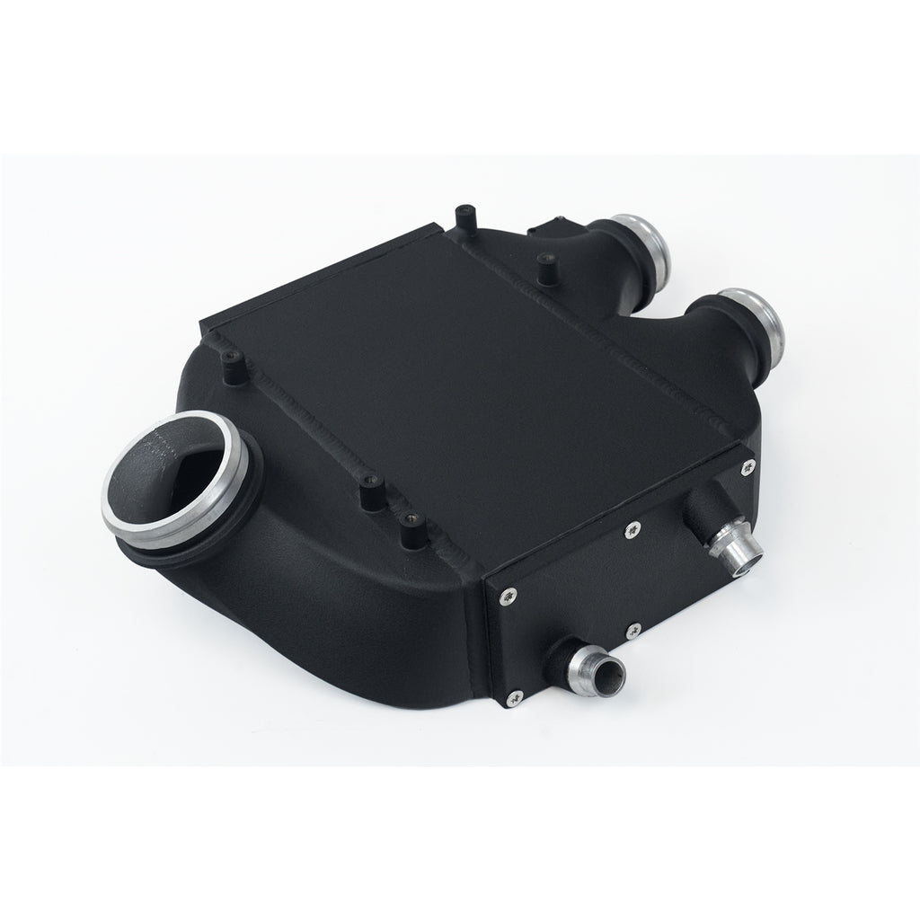 ~(33-Lbs.-20X17x8)~-F8x-M3M4---Top-Mount-Charge-Air-Cooler-In-Crinkle-Black-Finish