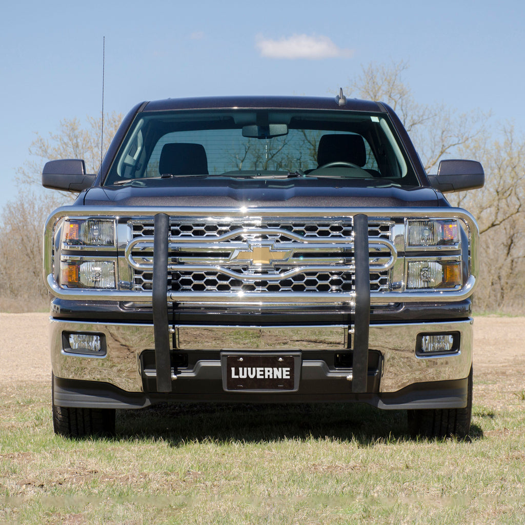 Luverne 330713-330710 2in. Grille Guard-Chrome - Truck Part Superstore