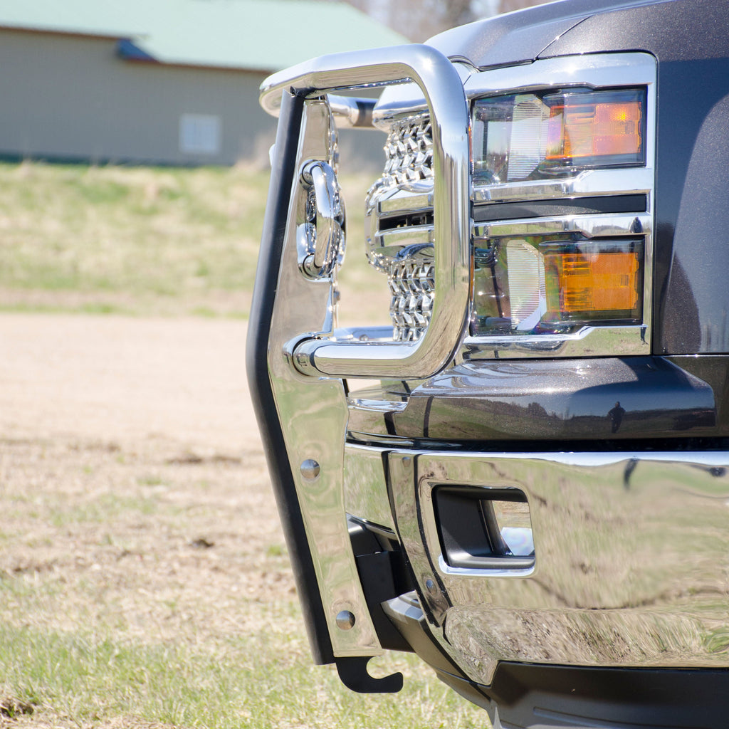 Luverne 331443-331610 2in. Grille Guard-Chrome - Truck Part Superstore