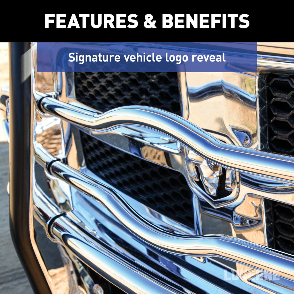 Luverne 331453-331450 2in. Grille Guard-Chrome - Truck Part Superstore