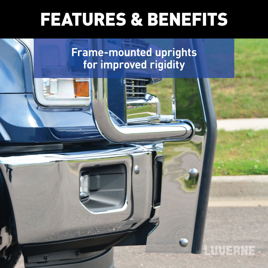 Luverne 331519-331514 2in. Grille Guard-Chrome - Truck Part Superstore