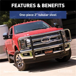 Luverne 331523-331520 LUVERNE 331523-331520 Custom 2-Inch Chrome Steel Truck Grille Guard; Select Ford for Select Ford F-150