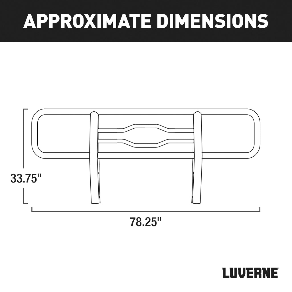 Luverne 331723-331722 2in. Grille Guard-Chrome - Truck Part Superstore